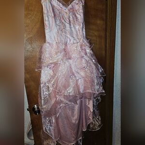 Spirit Pink Layered Kids Dress